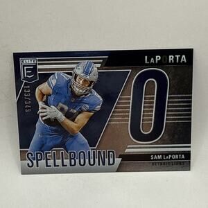 2024 Donruss Elite #8 Sam LaPorta Spellbound /349 NFL Lions Short Print Card